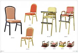 China restaurant aluminium banquet baby chair furniture on sale
