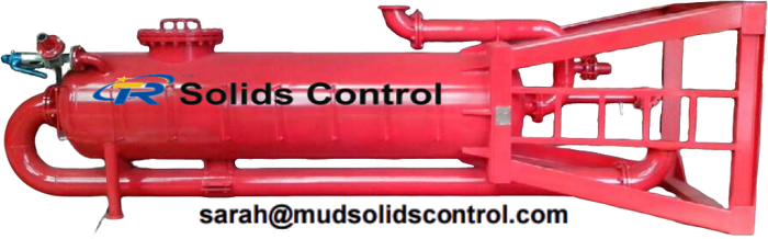 TRZYQ800 Mud Gas Separator 180m³/h For Solids Control