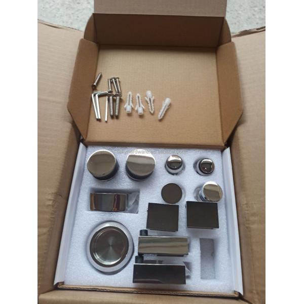 High Quality Frameless Satin Gold Sliding Door Fitting Shower Door Hardware Kit