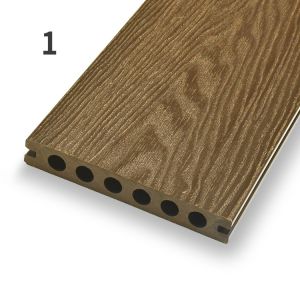 Textured 3D Composite Decking Embossing Wood Plastic Composite Decking