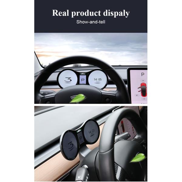 12.3 Inch Screen Dashboard Tesla Model 3 Model Y 1920*720 Black