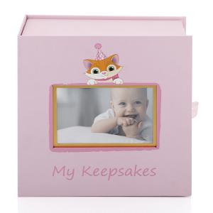 Buy cheap Biodegradable Custom DIY Storage Printing Paper Box Baby Pink Gift Set Newborn Photo Box with 5 Boxes product