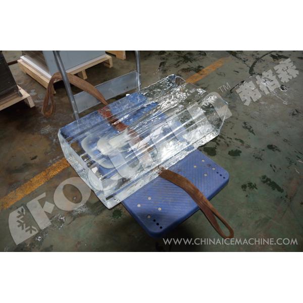 Transparent Block Ice Machine Brine Way Clean Crystal Ice Maker with R404A Refrigerant