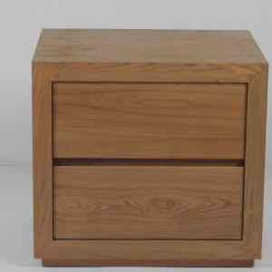 Buy cheap Modern Solid Oak Nightstand Luxury Hotel Bedroom Furniture Customized Color product