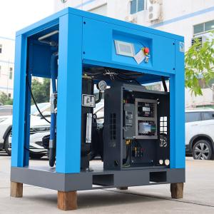 Buy cheap Low Noise Rotary Screw Air Compressor PLC Microcomputer Control product