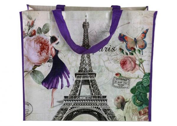 Quality Customized Reusable Shopping Bags With Printed Ladies Shoulder Bag for sale