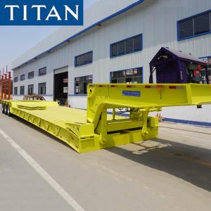Buy cheap TITAN 120 ton hydraulic detachable goose neck lowboy trailer for sale product