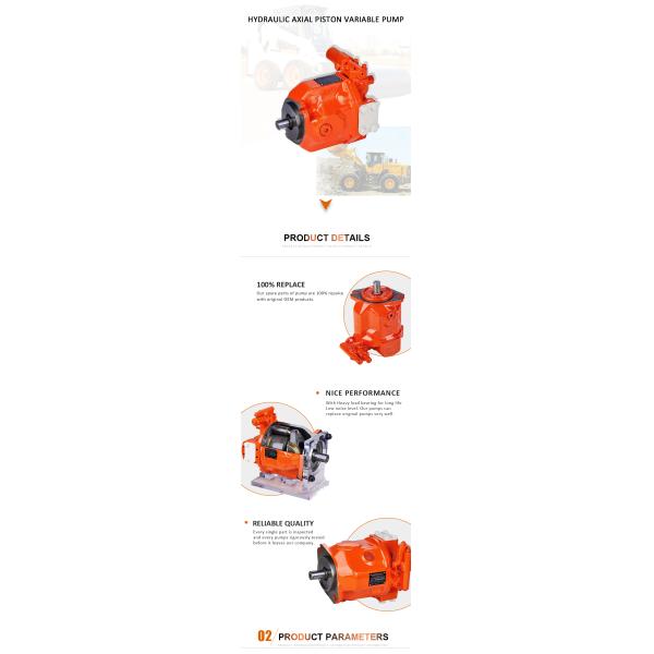 High Speed Hydraulic Piston Pump / Variable Piston Hydraulic Pump 1 Year Warranty