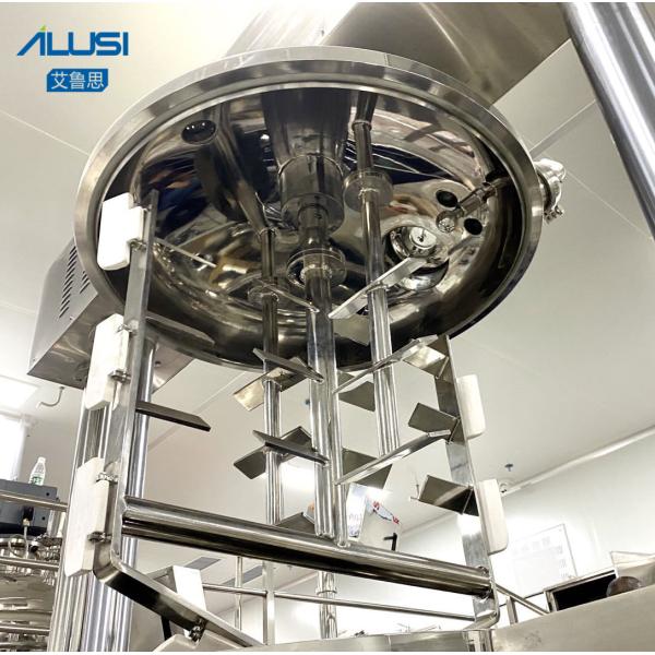 380V 50Hz SS Vertical Blender Vacuum Homogenizing Emulsifier Mixing Machine