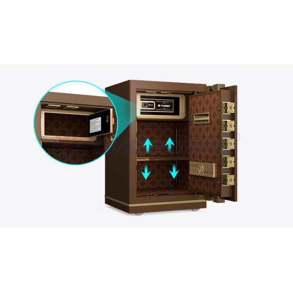 Dual Alarm Solid Steel Office Safe Box electronic lock For Security H600mm