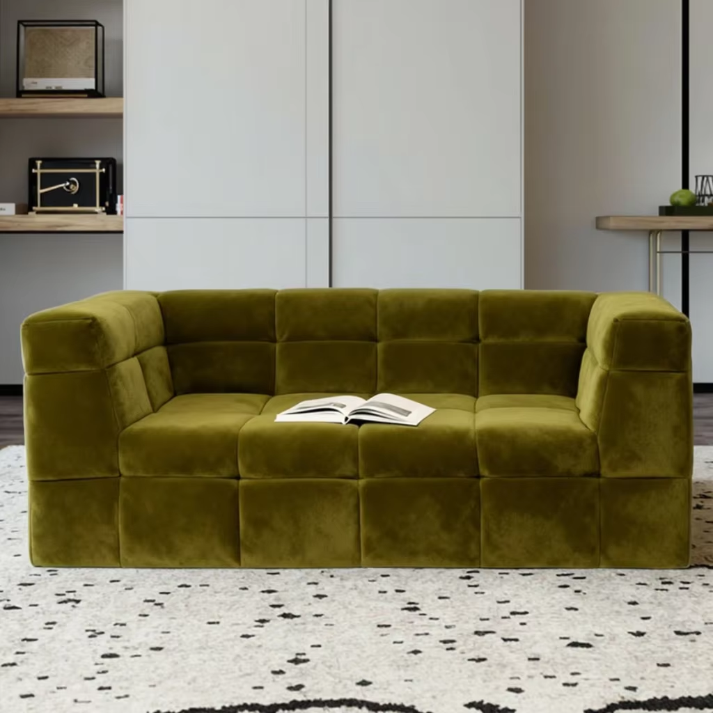 Luxury Customized Vacuum-Sealed Compressed Elegant Living Room Sofa Elegant Furniture Couch with Sponge Filling Material