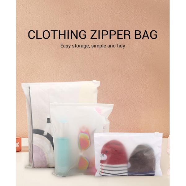 PVC/EVA/PP Custom Plastic Bag Biodegradable PVC Plastic Zip Bags For Travel