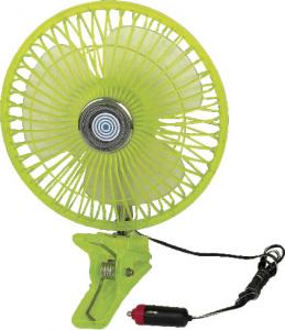 China Plastic Green Car Cooling Fan Full Safety Plastic Guard  8” Oscillating on sale