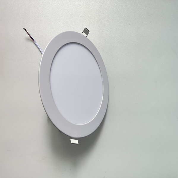 Round Led Ceiling Light Panel With 12W RA95 White Frame For Kitchen Closet Bathroom