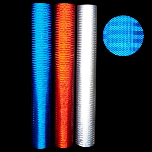PET Micro Prismatic Vinyl Roll For Traffic Safety Reflective Sheeting