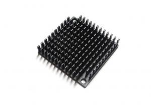 China Black Anodizing Led Aluminum Heat Sink Extrusions 42mm x 40mm x 8mm on sale