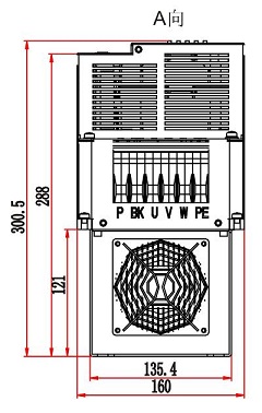 Full Closed Loop Digital Ac Servo Drive Position Control Compact Structure