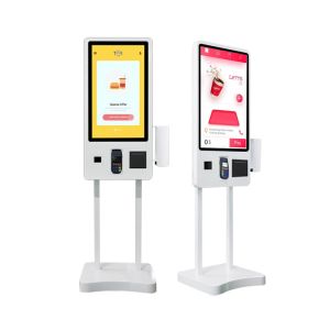 Buy cheap 32 Inch Restaurant Self Ordering Kiosk 400 Nits With Wireless Pagers product