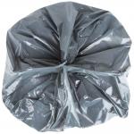Low Density Plastic Garbage Bags 33 Gallon 1.6 Mil HDPE Material Grey Color
