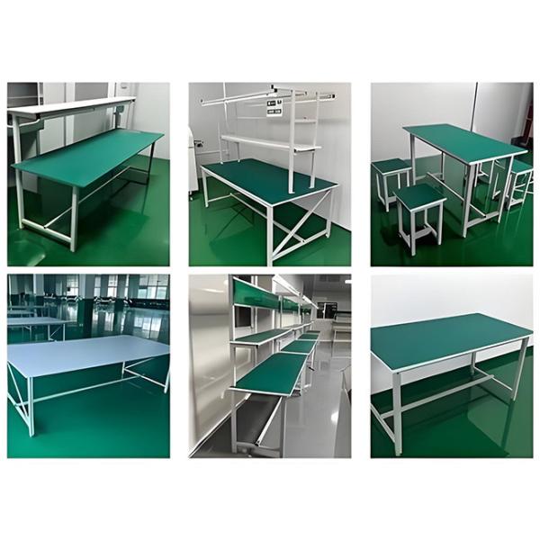 Lightweight ESD Workbench Aluminum Frame Anti Static Station