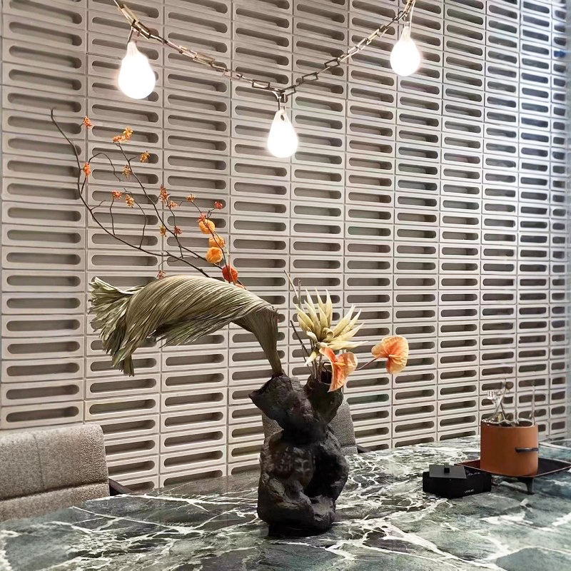 Perforated Cement Breeze Blocks Architectural Decorative Concrete Blocks for Hotel & Residential Feature Wall