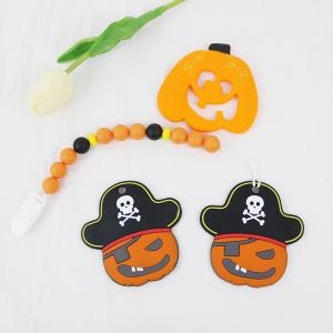 Buy cheap Soft And Flexible Silicone Teether for 0-36 Months Baby DIY silicone teether keychains for halloween product