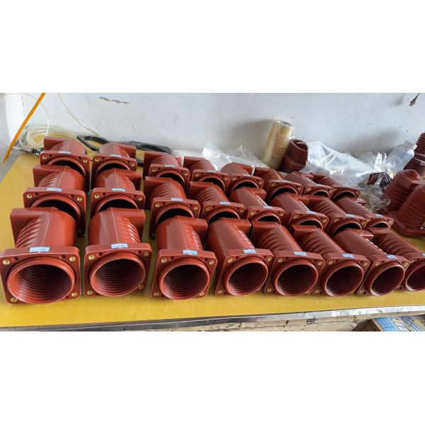 Anti - Pollution APG Epoxy Resin Insulator Spout Bushings 24kV 1600A