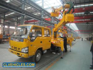 China lifting arm 14m 18m Elevated Work Platform Truck 20T Hydraulic on sale