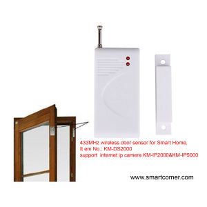 Buy cheap Wireless window magnetic sensor 433MHz support ip internet cameras restaurant system product