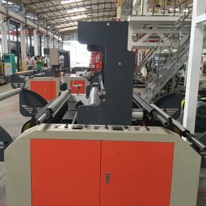 China LDPE Film Extruder Machine Three Layer Plastic HDPE ABA Film CO Extruder on sale