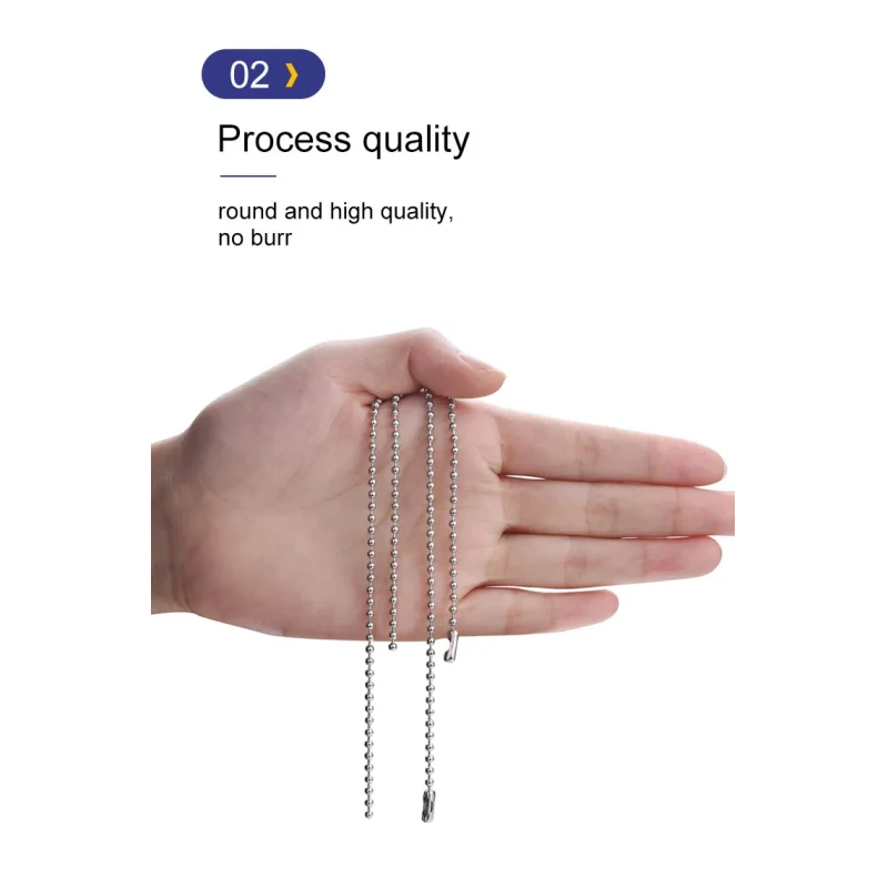 Ball Chain in Stock Metal Bead Low Price Chain