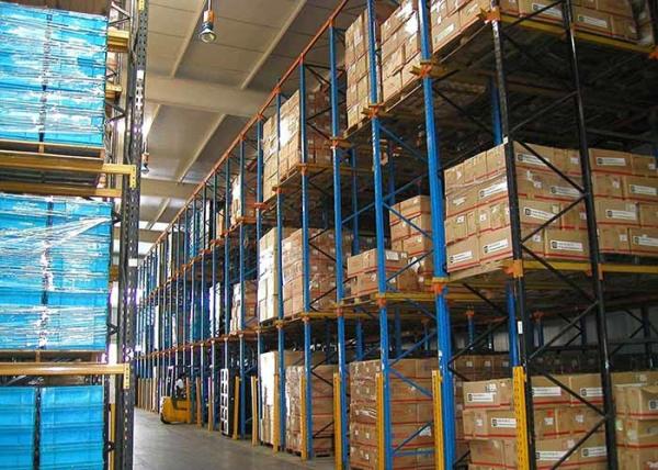 Quality 5000mm High Volume Drive In Pallet Racking Cold Rolled For Warehouse for sale