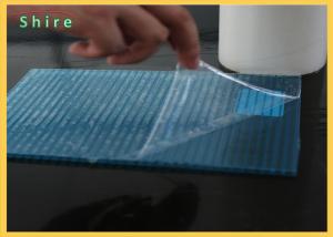 Buy cheap Low Tack Self Adhesive PE Protective Film Hollow Plastic Sheet Surface Cover product