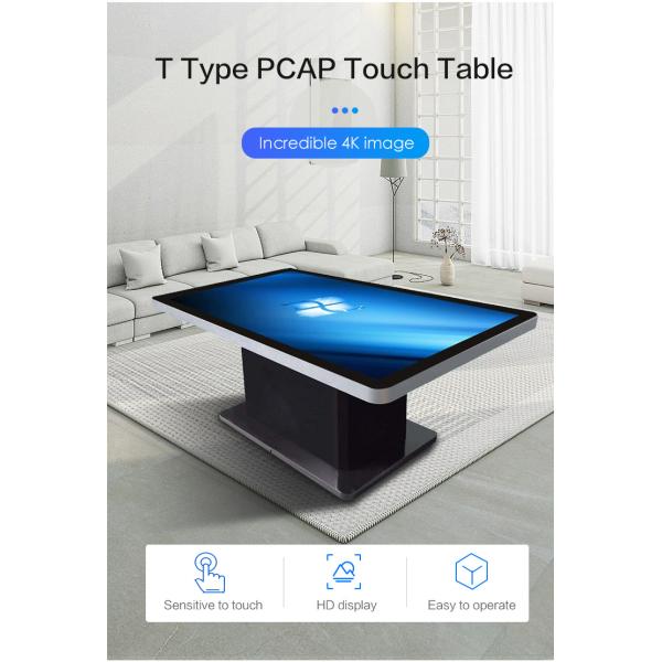 55''HD Smart Waterproof Interactive Table LCD Multi Touch Screen Table Indoor