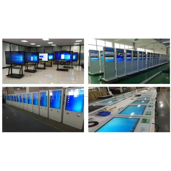 Thcikness 8mm LCD Digital Signage 55 Inch Ceiling Mount Installation