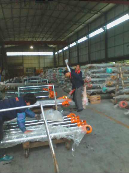 DH55 arm hydraulic cylinder rod Doosan excavator parts single acting customize hydraulic cylinders piston rods