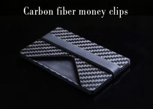 Buy cheap Custom Size Thin Carbon Fiber Money Clip Card Holder product