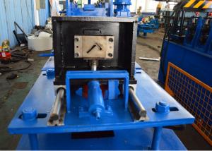 Buy cheap 11 Stations Roller Rack Roll Forming Machine , Steel Angle Rolling Machine With Control Box product
