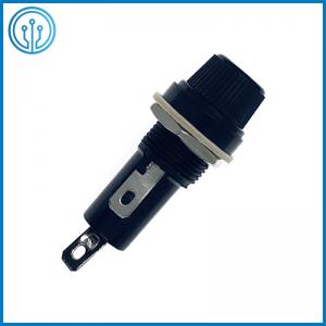 Buy cheap Nut Mounting Quick Connect 3AG 6.35x30mm Glass Fuse Holder R3-13 10A 250V product
