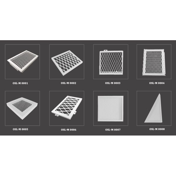 Easy To Clean And Maintain Aluminum Mesh Ceiling Metal Ceiling Material Providing Air Circulation And Attractive Visual Effects