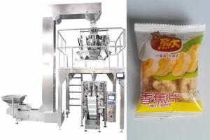Buy cheap 10 Heads Weigher Banana Chips Packing Machine,Made of Stainless Steel product