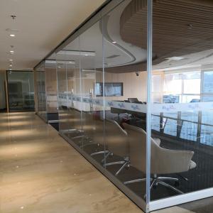 Buy cheap Glass Divider Screen Movable Office Furniture Partitions Wall For Five Star Hotel product
