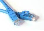 3 Feet Ethernet Patch Cable Cat5e Blue Color High Precision For Electronic