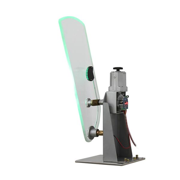 Intelligent access high speed retractable flap turnstile barrier gate