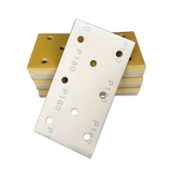 Customized Support 6 inch Yellow Flocking Round Sanding Disc for Automotive Grinding