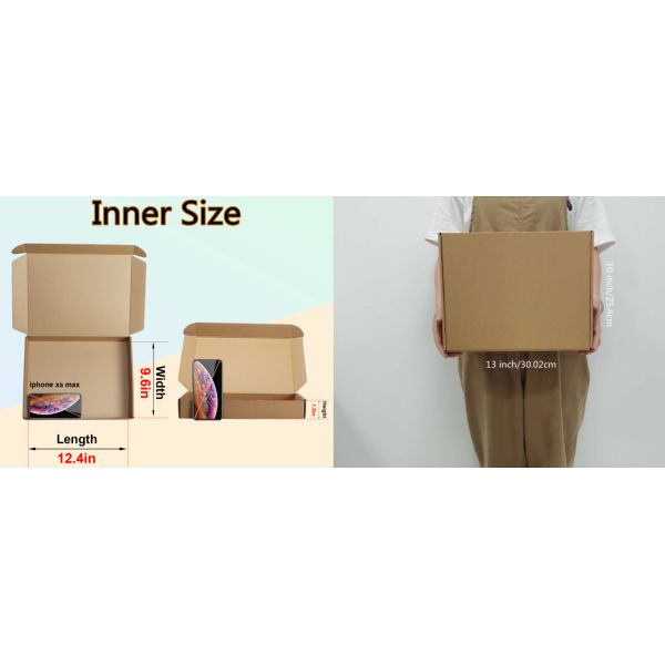 Brown Corrugated Cardboard Literature Mailer Box For Packaging, Mailing, Business Mailing Packing Literature Mailer