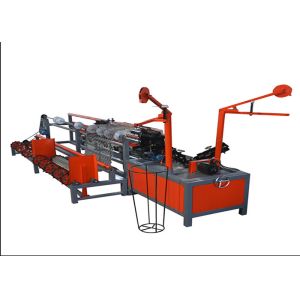 Customized Chain Link Fence Equipment / Chain Link Weaving Machine Compact