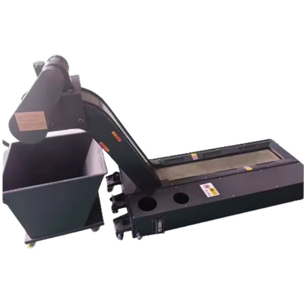 Roller Scraper Chain Screw Chip Conveyor For Customized CNC Machine