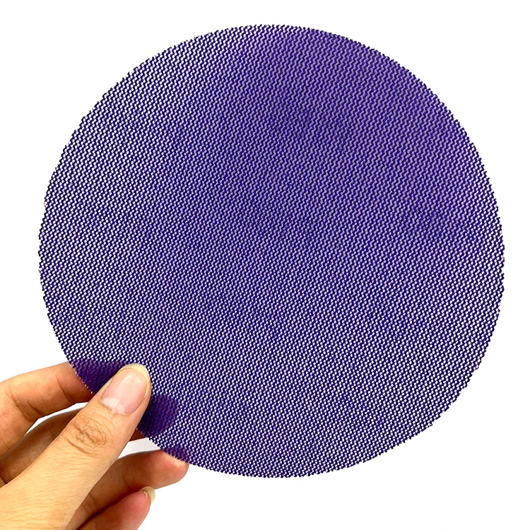 125mm Aluminium Oxide Mesh Sandpaper Abrasive Sanding Disc with Hook and Loop Backing