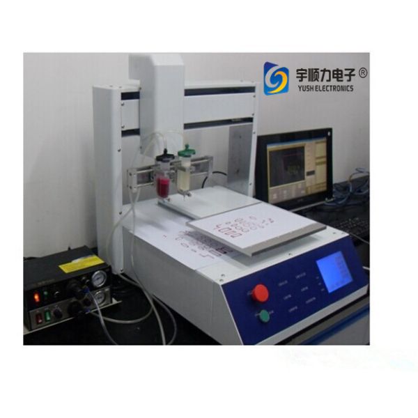 Benchtop Sealing Tape Dispenser . Epoxy Glue Dispensing Robot Machine